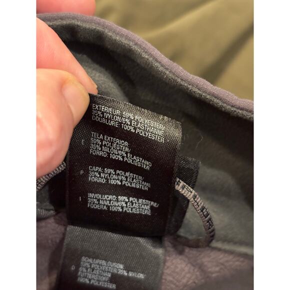 North face men’s Xl apex fleece lined full zip green and gray jacket - Picture 7 of 13